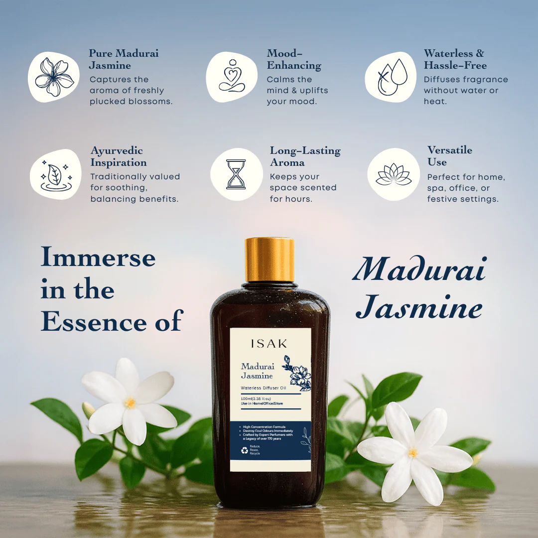 Madurai Jasmine Waterless Diffuser Oil - Image 3